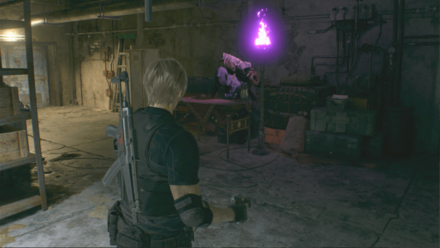 Resident Evil 4 Remake - Cargot Depot Merchant In-Game