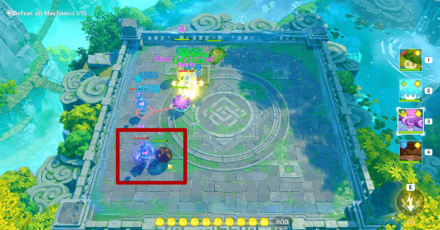 Genshin Impact Fungus Mechanicus Day 5 Guide for One in a Thousand - How To Beat - Use Rocksteady to Poke Outlying Units