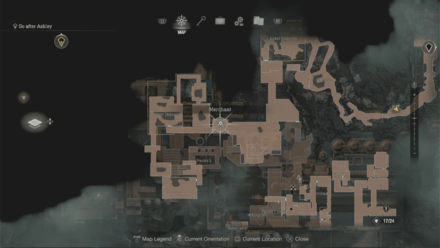 Resident Evil 4 Remake - Waste Disposal Merchant Map Location