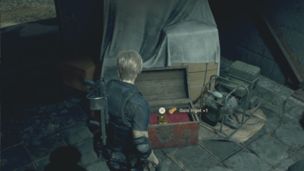 Resident Evil 4 Remake - Gold Ingot In-Game