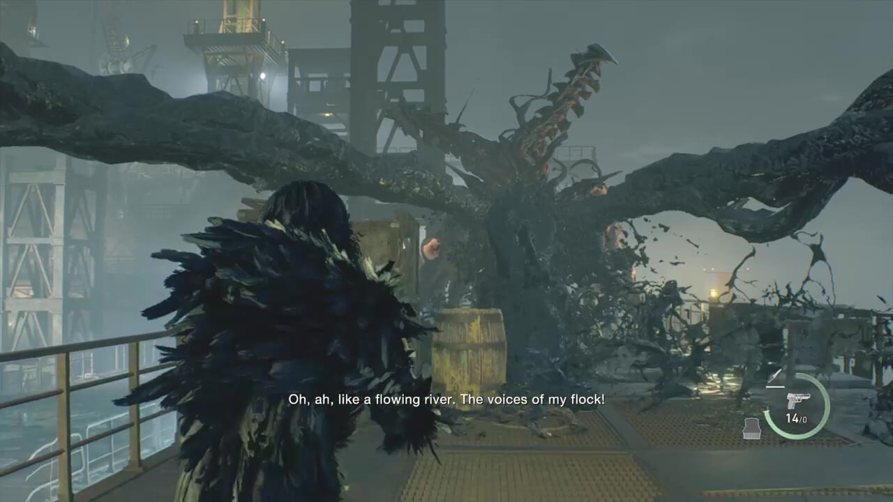 RE4 Remake - Saddler Acid Spit