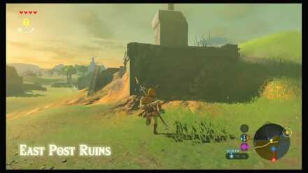 Botw - Dueling Peaks Korok 7 Overworld View