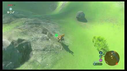 Botw - Dueling Peaks Korok 5 Overworld View