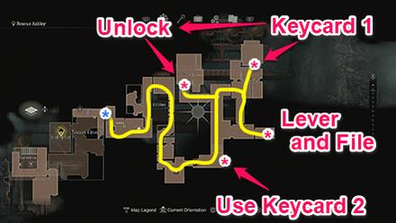 Resident Evil 4 Remake - Keycard Route