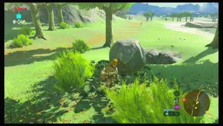 Botw - Dueling Peaks Korok 15 Overworld View