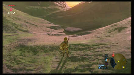 Botw - Dueling Peaks Korok 18 Overworld View