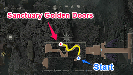 Resident Evil 4 Remake - Sanctuary Route Map