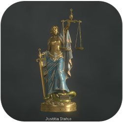 RE4R - Justitia Statue