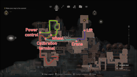 RE4R - make your way to the summit map 2