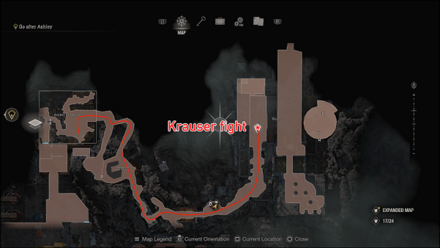 RE4R - go after Ashley map