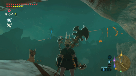 Botw - Eldin Korok 3 Overworld View