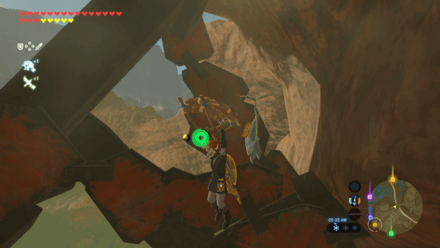 Botw - Eldin Korok 4 Overworld View