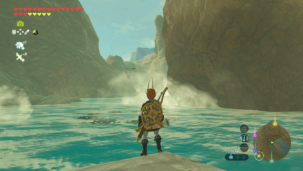 Botw - Eldin Korok 6 Overworld View