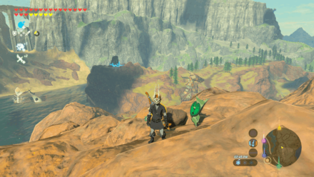 Botw - Eldin Korok 8 Overworld View