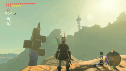 Botw - Eldin Korok 9 Overworld View