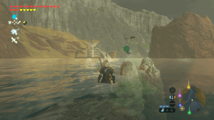 Botw - Eldin Korok 10 Overworld View