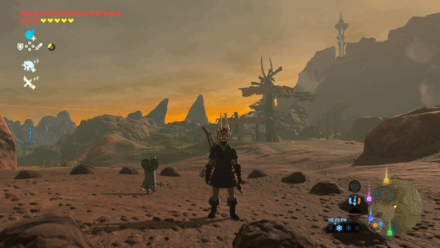 Botw - Eldin Korok 11 Overworld View