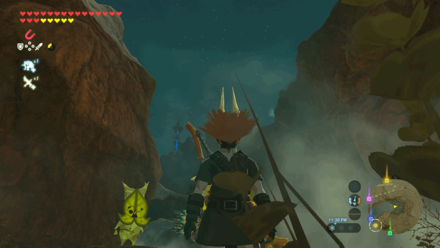 Botw - Eldin Korok 12 Overworld View