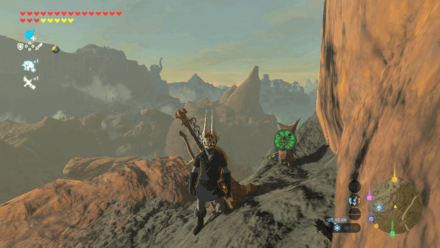 Botw - Eldin Korok 13 Overworld View