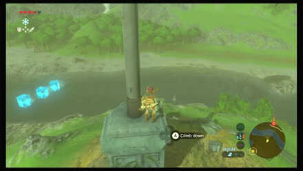 Botw - Dueling Peaks Korok 25 Overworld View