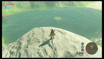 Botw - Dueling Peaks Korok 21 Overworld View