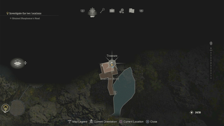 Resident Evil 4 Remake - Small Cave Shrine Ruby Map
