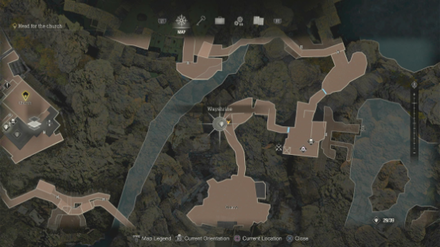 Resident Evil 4 Remake - Quarry Butterfly Lamp Map