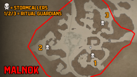 Diablo 4 - Malnok Stormcaller Locations
