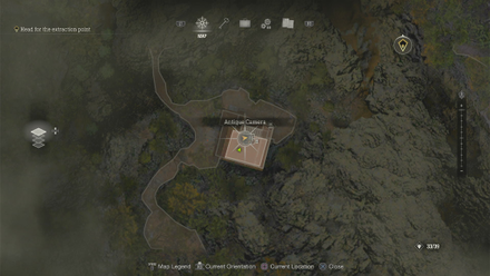 Resident Evil 4 Remake - Manor Antique Camera Map