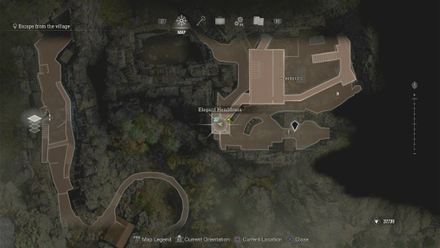 Resident Evil 4 Remake - Checkpoint Elegant Headdress Map