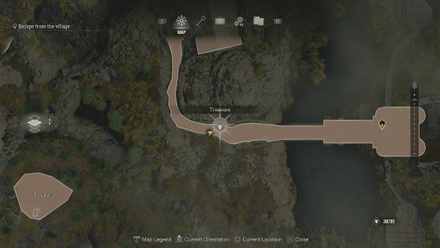 Resident Evil 4 Remake - In Front of Castle Emerald Map