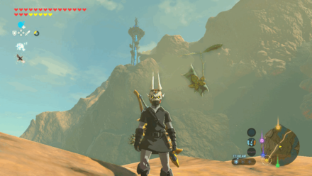 Botw - Eldin Korok 14 Overworld View