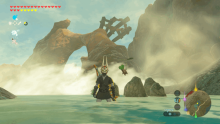 Botw - Eldin Korok 15 Overworld View