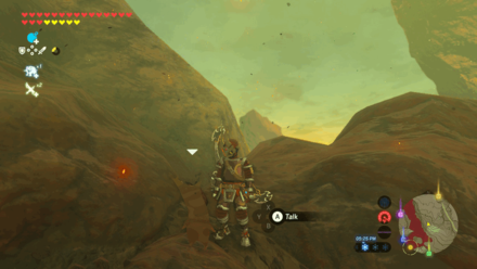 Botw - Eldin Korok 18 Overworld View
