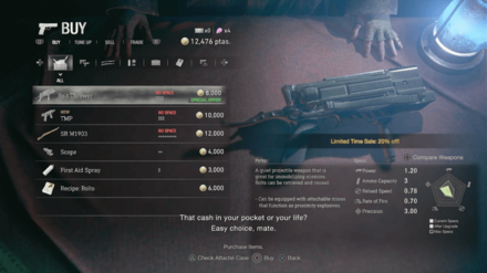 Resident Evil 4 Remake - Discounted Bolt Thrower