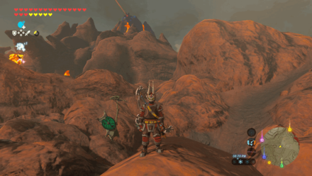 Botw - Eldin Korok 20 Overworld View