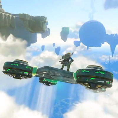 Zelda Tears of the Kingdom - Ultrahand Fan-Powered Air Craft