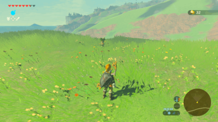 Botw - Akkala Korok 33 Overworld View
