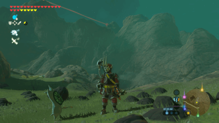 Botw - Eldin Korok 22 Overworld View