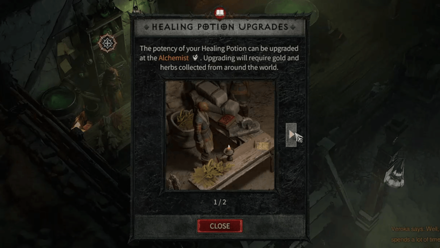 Diablo 4 - Health Potion Upgrade