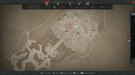 Diablo IV - Menestad Coffers Map View