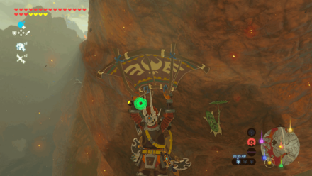 Botw - Eldin Korok 23 Overworld View