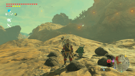 Botw - Eldin Korok 24 Overworld View