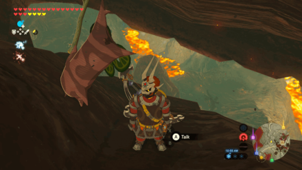 Botw - Eldin Korok 25 Overworld View