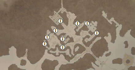 Vampiric Corruption Map Locations Kor Dragan Stronghold - Diablo 4