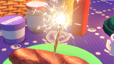 Pokemon Scarlet and Violet SV - Party Sparkler Pick Sandwich Ingredient