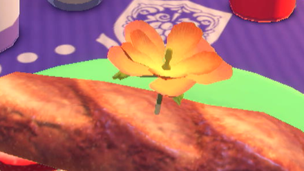 Pokemon Scarlet and Violet SV - Sunrise Flower Pick Sandwich Ingredient