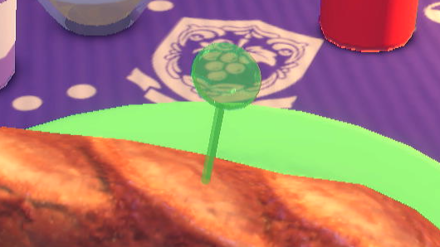 Pokemon Scarlet and Violet SV - Green Poké Ball Pick Sandwich Ingredient