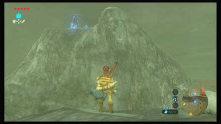 Botw - Dueling Peaks Korok 34 Overworld View