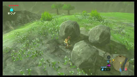 Botw - Dueling Peaks Korok 35 Overworld View